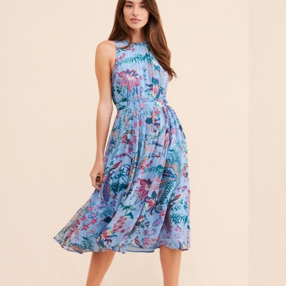 Anthropologie Hermia Midi Dress Size small - Picture 1 of 10